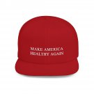 Make America Healthy Again Embroidered Flat Bill Snapback Hat