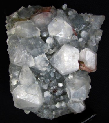 STUNNING APOPHYLLITE AND STILBITE MINERALS CLUSTER FORMATION SPECIMENS PIECE
