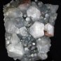 STUNNING APOPHYLLITE AND STILBITE MINERALS CLUSTER FORMATION SPECIMENS PIECE