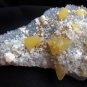 AMAZING CALCITE AND MM QUARTZ MINERALS CLUSTER FORMATION DOG-TOOTH SPECIMENS