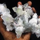 AMAZING POINTED APOPHYLLITE AND CHALCEDONY MINERALS CORAL FORMATION COLLECTIBLES