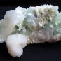 AMAZING GREEN APOPHYLLITE AND STILBITE MINERALS FORMATION COLLECTIBLES INDIA