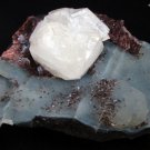 AMAZING APOPHYLLITE STILBITE ON CHALCEDONY MINERALS FORMATION COLLECTIBLES INDIA