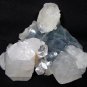 AWESOME APOPHYLLITE, STILBITE ON CHALCEDONY MINERALS FORMATION COLLECTIBLE PIECE
