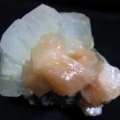 AWESOME GREEN APOPHYLLITE AND STILBITE MINERALS FORMATION COLLECTIBLES INDIA