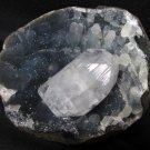 AMAZING APOPHYLLITE AND STALACTITE CHALCEDONY MINERALS IN GEODE COLLECTIBLES