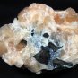 AWESOME ORANGE STILBITE AND APOPHYLLITE MINERALS FORMATION COLLECTIBLES SPECIMEN