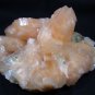 AWESOME ORANGE STILBITE AND APOPHYLLITE MINERALS FORMATION COLLECTIBLES SPECIMEN