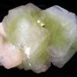 AWESOME GREEN APOPHYLLITE AND STILBITE MINERALS CLUSTER FORMATION SPECIMEN PIECE