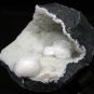 AWESOME  PUFFY OKENITE BALLS ON MM QUARTZ MINERALS RARE COLLECTIBLES INDIA PIECE