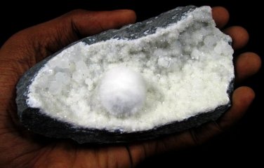 AWESOME PUFFY OKENITE BALL WITH GYROLITE, APOPHYLLITE ON MM QUARTZ MINERALS