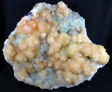 AWESOME APOPHYLLITE AND STILBITE MINERALS MUSEUM SPECIMENS 10.99 Kg INDIA PIECE