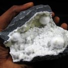 AWESOME PUFFY OKENITE AND GYROLITE BALLS MINERALS RARE FOUND COLLECTIBLES INDIA