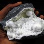 AWESOME PUFFY OKENITE AND GYROLITE BALLS MINERALS RARE FOUND COLLECTIBLES INDIA