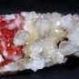 AWESOME APOPHYLLITE AND STILBITE ON RED CHALCEDONY MINERALS COLLECTIBLES 1.08 Kg