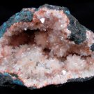 AWESOME PINK HEULANDITE MINERALS IN GEODE FORMATION COLLECTIBLES SPECIMENS INDIA