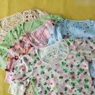 Delias for Topshop Floral Star Owl Bird Motif Fun Print Jersey Tee T-shirt Top