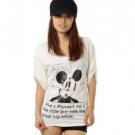 Disney Retro Mickey Mouse Pluto Dog Vintage Distressed Slouchy T Shirt Tee Top S