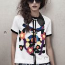 Genuine MARNI For H&M appliqued Cute Bunny Rabbit Motif applique Tee T-Shirt top