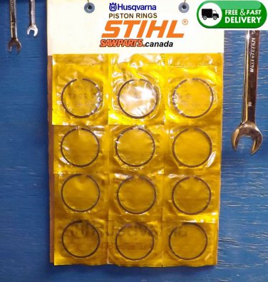 PISTON RINGS MIXED SET of 12 (24 rings total) Fits all STIHL & HUSQVARNA CONCRETE SAWS