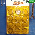 PISTON RINGS 48x1.5mm SET of 12 (24 rings total) Fits STIHL TS460