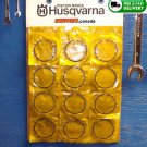 PISTON RINGS 60x1.5mm SET of 12 (24 rings total) HUSQVARNA PARTNER K1250 K1260