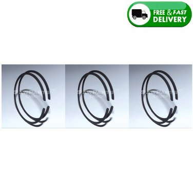 PISTON RINGS 50x1.2mm SET of 3 (6 rings total) Fits STIHL TS410 TS420