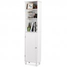 Single Tower Storage Cabinet | White