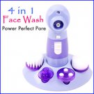 4in1 Facial Cleansing Facial Pore Cleaner Blackhead Machine rotary brush massage SALE