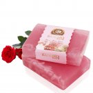 Rose Aloe Honey Soap with olive oil for better moisture skin whitening and stain  SALE