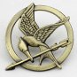 #4 The Hunger Games Mockingjay Pin Bronze Katniss Everdeen Bird Badge Prop Brooch Tribute Token