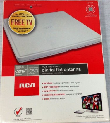 RCA Mulit-Directional Digital Flat HDTV Antenna