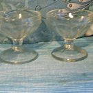 Set of Four Libbey Footed Thumbprint Low Sherbet/Dessert Dishes Set of Four Libbey Footed Thumbprint Low Sherbet/Dessert Dishes