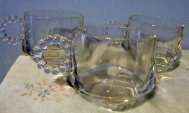 Vintage Anchor Hocking, Clear Bubble Glass Bowl, Vintage Glassware