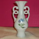 Decorative Japanese Vase, Floral on White Decorative Japanese Vase, Floral on White