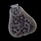 Vintage Hazel Atlas Glass Pear Shaped Dish