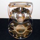 Vintage Tidbit 2-Tier Metal Stand w/ Silvered Glass