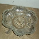 Vintage Federal Glass Clover Leaf Dish