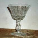 Vintage Etched Fostoria Heather Low Sherbet