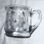 Vintage Heavy Cut Glass Creamer