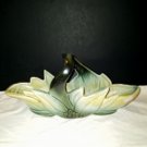 Vintage Hand Painted Console Leaf Basket / Planter from Hull