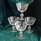 Libbey Cut Glass Champagnes, Vienna Pattern