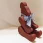Wooden Sitting Bear, Moveable Arms & Legs
