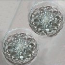 Two Vintage Teardrop Star Shallow Bowls