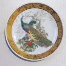 Vintage Satsuma Peacock Pattern Decorative Plate