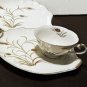 Lefton Wheat Pattern Snack Plates and Cups