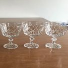 3 Vintage Sherbets / Low Champagnes