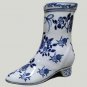 Blue and White Shoe Vase