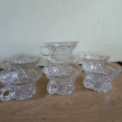 7 Antique Cambridge Glass Punch Cups