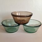 Three Vintage Anchor Hocking Custard / Dessert Cups Three Vintage Anchor Hocking Custard / Dessert Cups
